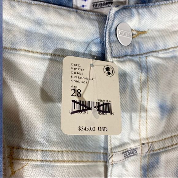 FREE PEOPLE BY CLOSED ANNI HIGH RISE JEANS NEW NWT SIZE 28 - Picture 8 of 11